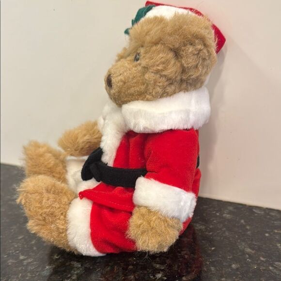 Vintage Russ Santa Bear With Santa Hat 9" - Picture 3 of 8